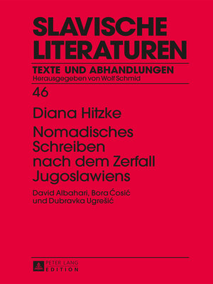 cover image of Nomadisches Schreiben nach dem Zerfall Jugoslawiens